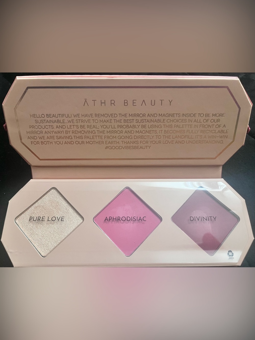 ATHR BEAUTY Crystal Charged Cheek Palette in Ruby